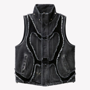 Black Core Denim Vest